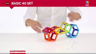 MAGFORMERS BASIC 40 TUB SET