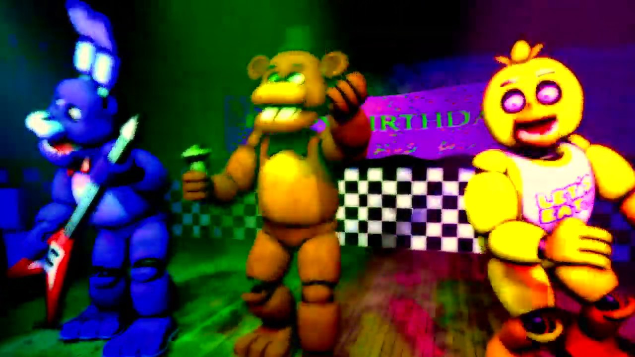 Five Nights At Freddy39s Song Fnaf Sfm 4k Remake Five Nights At
