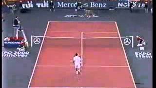 Pete Sampras great shots selection against Gustavo Kuerten (Masters 1999 RR)