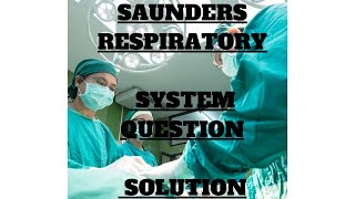 Saunders respiratory system questions series #nursingofficer #norcet #aiims #dream