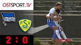 Hertha weiter ungeschlagen: Hertha BSC II - FSV Luckenwalde 2:0 | Regionalliga Nordost