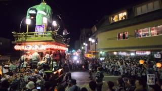 佐原の大祭秋祭り2013（下新町のの字廻し）