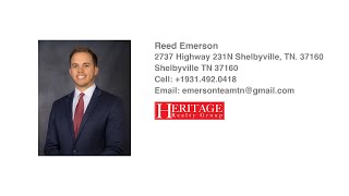 118 Megan Cir Shelbyville TN 37160 — Reed Emerson