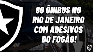 [SEGUE O LÍDER] Empresário Coloca Adesivos do Botafogo em Frota de Ônibus no Rio de Janeiro!