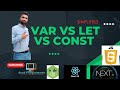 Mastering JavaScript Variables: The Difference Between Var, Let, and Const | Simplified | Beginners