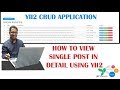 How to View Single Post from the Database using PHP Yii2 Framework Part-5