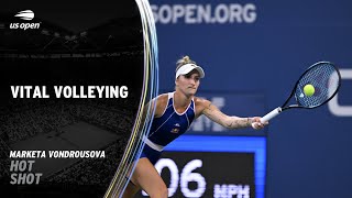 Marketa Vondrousova's Laser Sharp Reactions | 2023 US Open