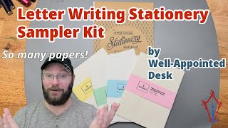 I test them all: Which paper is best? The Well-Appointed Desk Letter Writing Stationery Sampler Kit!