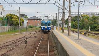 銚子電鉄 3000系 銚子駅入線