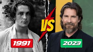 Christian Bale Transformation from 1991 to 2023