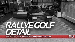 RALLYE GOLF DETAIL | A Satisfying Detail of a Pristine 1990 VW Rallye Golf