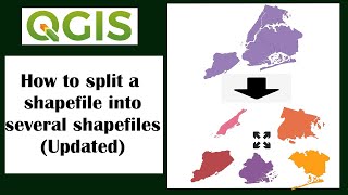 How to split a shapefile into several shapefiles (Updated) using QGIS