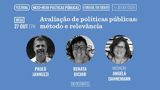 “Avaliação de políticas públicas: método e relevância” | Festival Nexo + Nexo Políticas Públicas