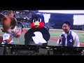 つば九郎 日本一大きい液晶デビューするもdjさんとなかなか息が合わない 泣 東京ヤクルトスワローズvs日本ハムファイターズ 2023 05 30 交流戦 エスコンフィールド