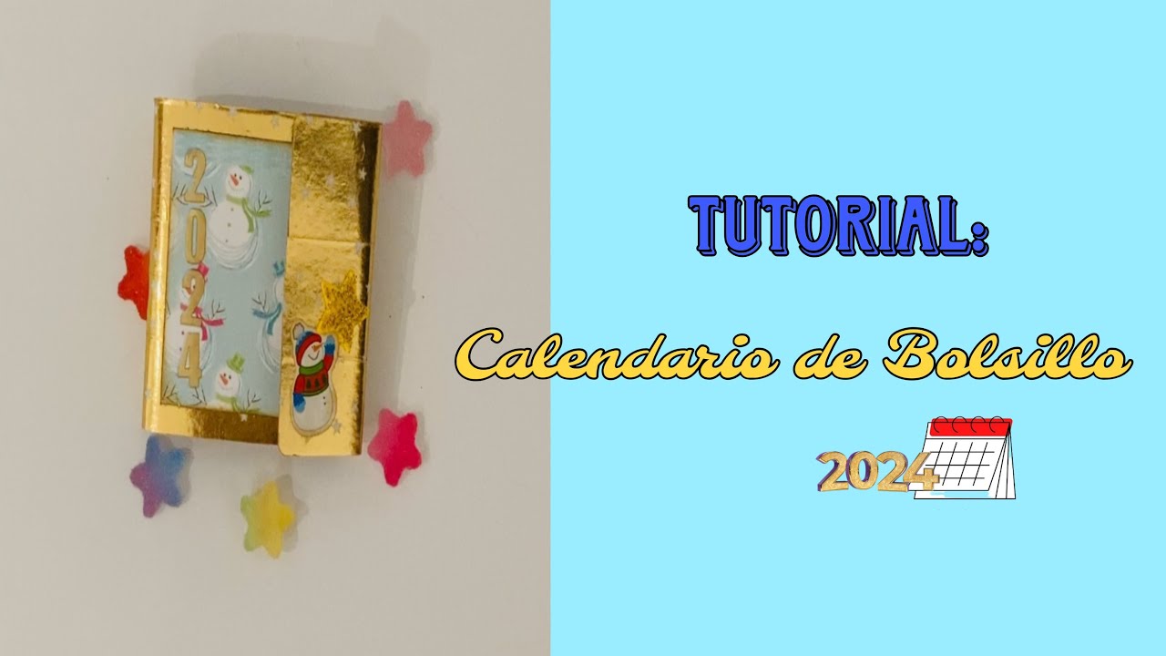 Tutorial: Calendario De Bolsillo - YouTube