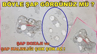 #ŞAP DEĞİL BİLDİĞİN #KUM DÖKMÜŞLER ! / #ŞAP #KALINLIĞI 1 CM BİLE YOK ! / #FACİA İŞLERDE BUGÜN !