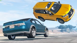 Out Of Control Rollover Crashes #23 - BeamNG Drive | CRASHdriven