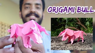 Origami Bull Tutorial (Yakomoga) #origami