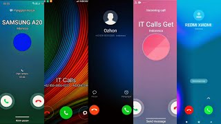 SAMSUNG A20/ REDMI/ HUAWEI P20/ SAMSUNG S6/ REDMI N5 incoming calls