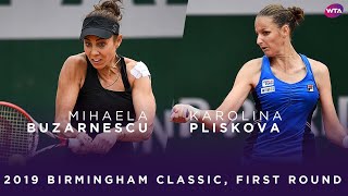 Mihaela Buzarnescu vs. Karolina Pliskova | 2019 Birmingham Classic First Round | WTA Highlights
