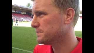 Eddie Howe post-match interview, Cherries 2 Charlton Athletic 1