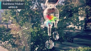 Solar Powered Rainbow Maker: Stunning Swarovski Crystal