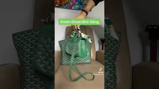 Green Goyard Gang #goyardguru #goyardine #goyardbags #goyardsaintlouis #shopaholique #greengoyard