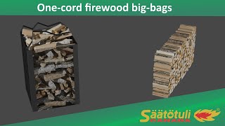 One cord firewood big bags - A new way to handle firewood