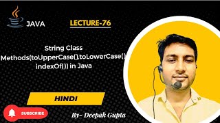 Core Java part76.Java String Methods Explained 🔥 | toLowerCase(), toUpperCase(), indexOf()