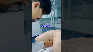 Learning Practical Skills in MBBS #shortsfeed #mbbs #mbbsvlog #neet