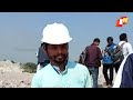 destroyed in seconds massive chimney of lanco power demolished in odisha otv news english