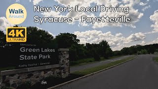 【4K60】 New York Local Driving: Syracuse - Fayetteville