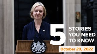 October 20, 2022: Liz Truss resigns, Ukraine, Trump Org., Weinstein rape trial, Nigeria's floods