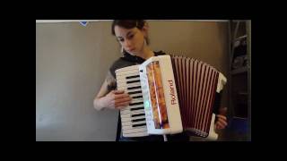 FR1 - Roland FR-1 White V-Accordion