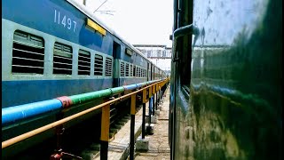 Chennai Beach - Villupuram MEMU | Entering Villupuram Junction