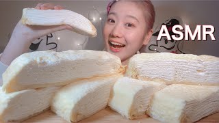 ASMR ミルクレープ Crepe Cake 크레이프 케이크【咀嚼音/Mukbang/Eating Sounds】