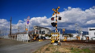 東海道本線【No.13】第四間門踏切・通過・走行映像　静岡県沼津市　JR