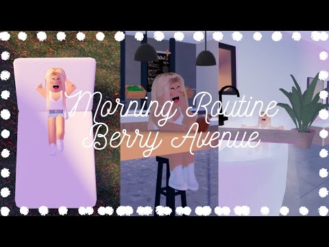Berry Avenue Morning Routine Roblox Youtube