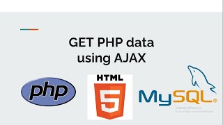How to send Asynchronous request to PHP || Get MySQL data using AJAX