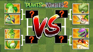 PvZ 2 Tournament All CLOSE Plants - Who Will Win?