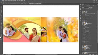 wedding album design\\\\editing\\\\in photoshop @Satheesh-Creations