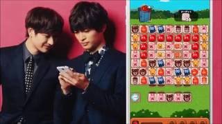 2本版！Kis-My-Ft2 キスマイ玉森・宮田　LINE ポコポコ CM