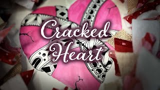 Cracked Not Broken | Advanced Zentangle Patterns | Draw with me!