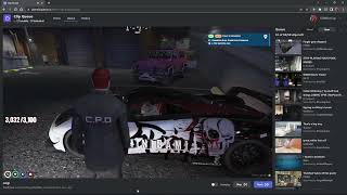 WiseGuy Reacts To Fury Seeing Pred In Shinigami's Pagani | NoPixel 3.0