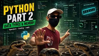 Python Full Course Part 2 🐍 Data Types, Memory & Operators Explained Easy