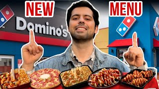 Reviewing New Menu of Domino's || Entire New Menu