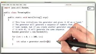Throwing a Die - Intro to Java Programming