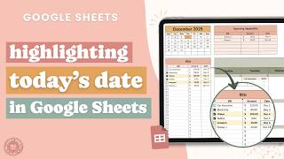 Highlight Today's Date Automatically in Google Sheets | Conditional Formatting Tutorial