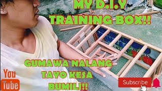 D.I.Y TRAINING BOX PARA SA MGA IBON KO!