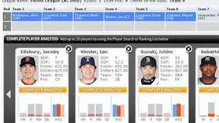 Draft Analyzer for Fantasy Baseball 2011